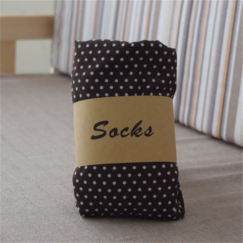 New Style Eco Friendly Brown Kraft Paper Sleeve For Socks With Logo Printed