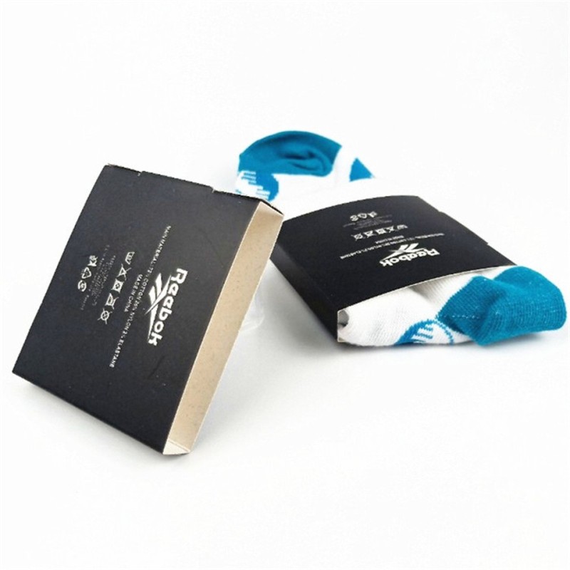 300gsm customized design wholesale printed sock paper sleeve packaging