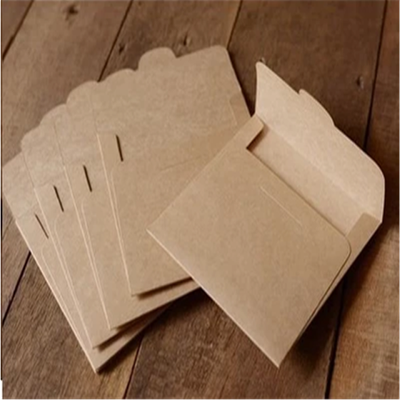 2024 Recycled CD pouch mini kraft paper sleeve packaging with logo printed