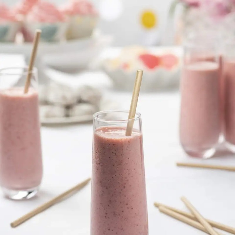 Wholesale Bulk Eco-friendly 6*190mm Boba Tea Disposable Drinking Paper Straws