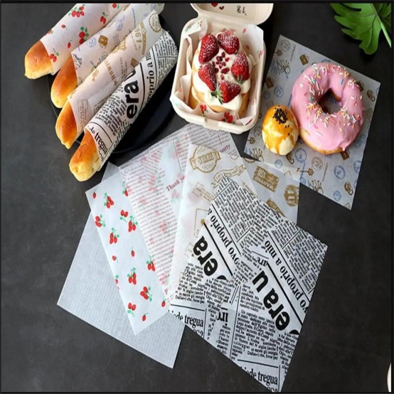 China Wholesale PLA coating Burger Sandwich Packaging Wax Greaseproof Paper