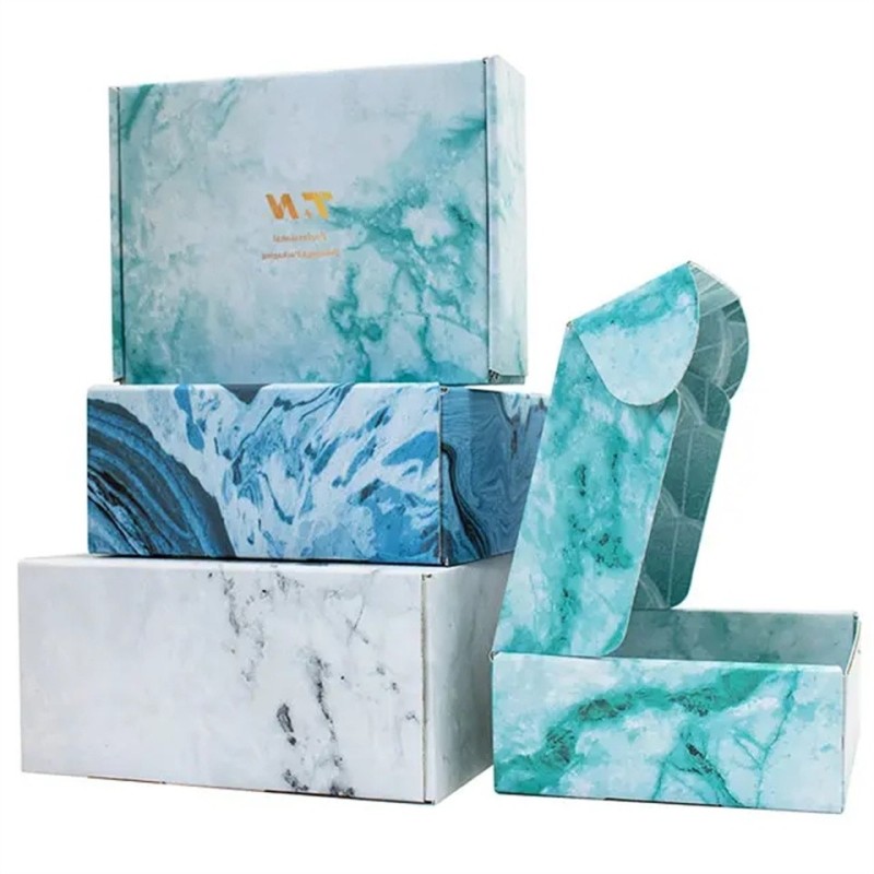 Wholesale Custom Double Sides Printed Flyer Gift Packaging Corrugated Mailer Shipping Paper Box