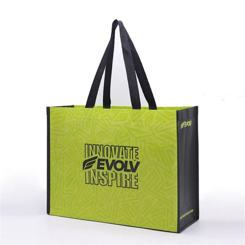 Eco friendly Full Colored Matte Lamination Reusable Clothings Non woven Shopping Bag
