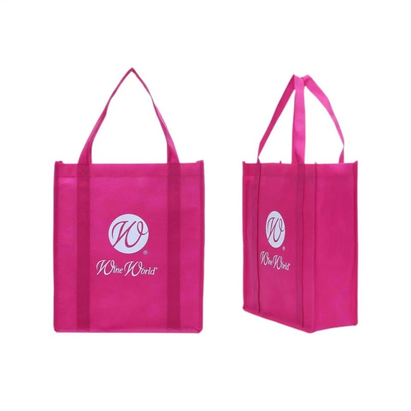 Factory sale boutique reusable multi colors non woven grocery shopping tote bag