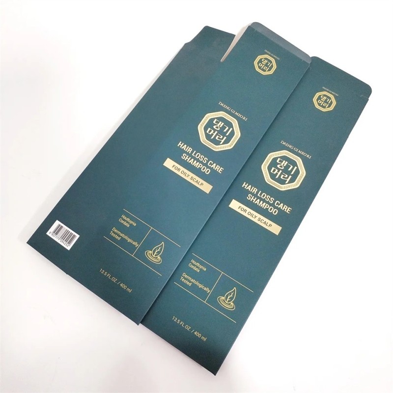 Custom full color printing emulsion cosmetic skin care packaging paper box