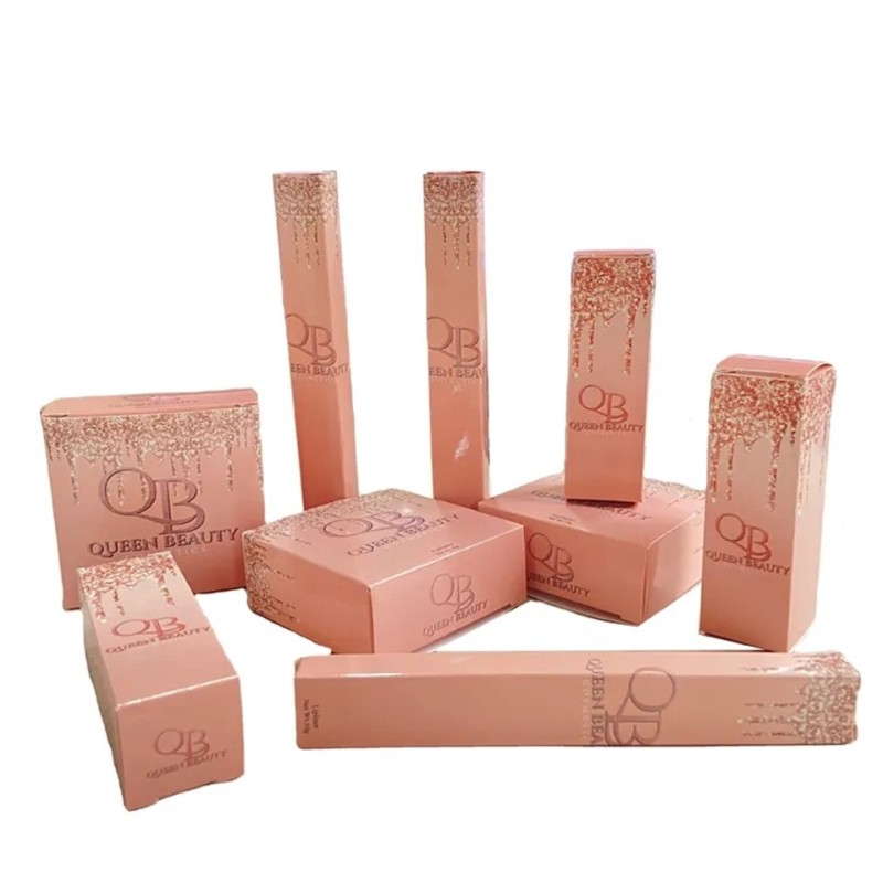 Custom Biodegradable Luxury Korean Skincare Products Cosmetic Packaging Paper Box