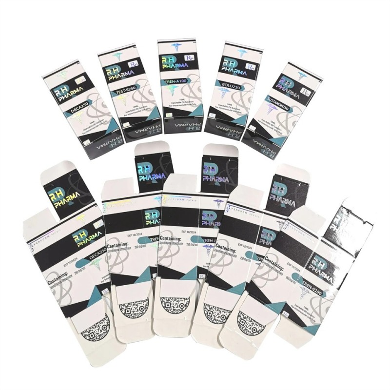 Wholesale Custom Laser Hologram Pharmacy 250gsm White 10ml Vial Paper Packaging Box