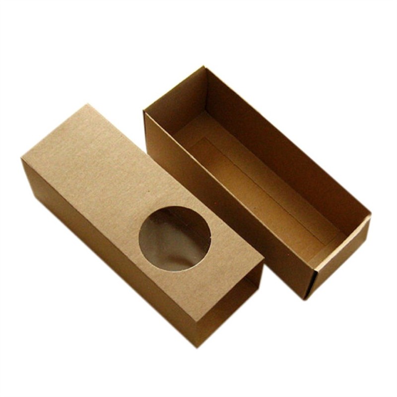 Wholesale Custom Printed Own Logo Foldable Drawer Kraft Paper Sock Packaging Box
