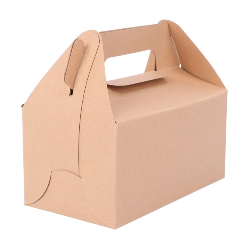 Wholesale Factory Direct White Kraft Treat Gift Packaging Birthday Wedding Cake Pastry Paper Packaging Box