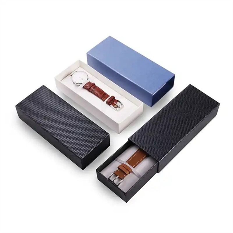 High standard china wholesale luxury storging rigid drawer paper watch gift boxes packaging