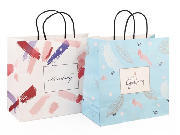 What's the specified processes for making kraft paper shopping bags?