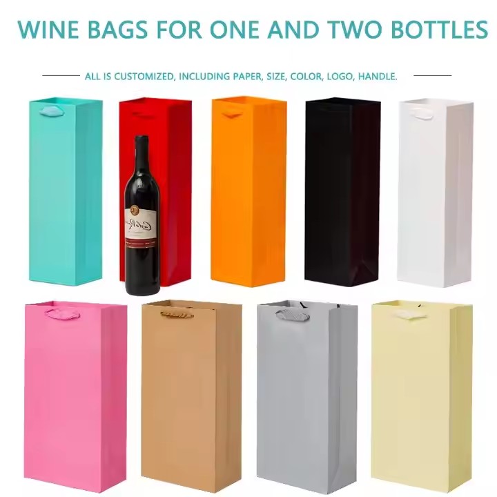 Wine paper bags