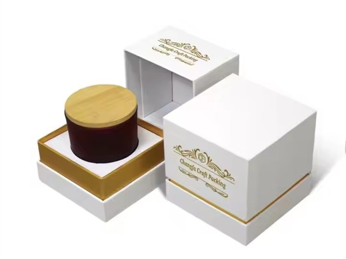 Let's make a unique fancy paper gift box for your candle jar！