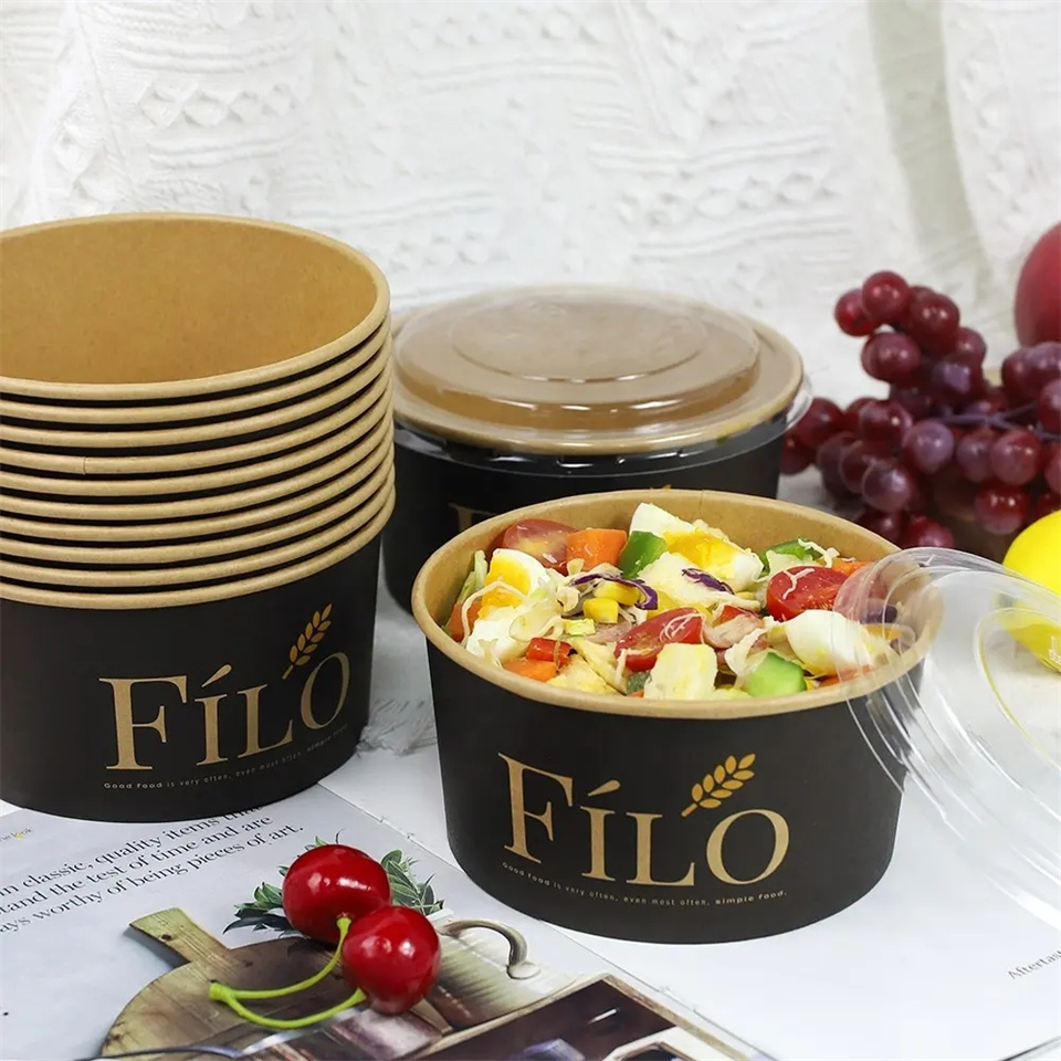 Custom paper bowl