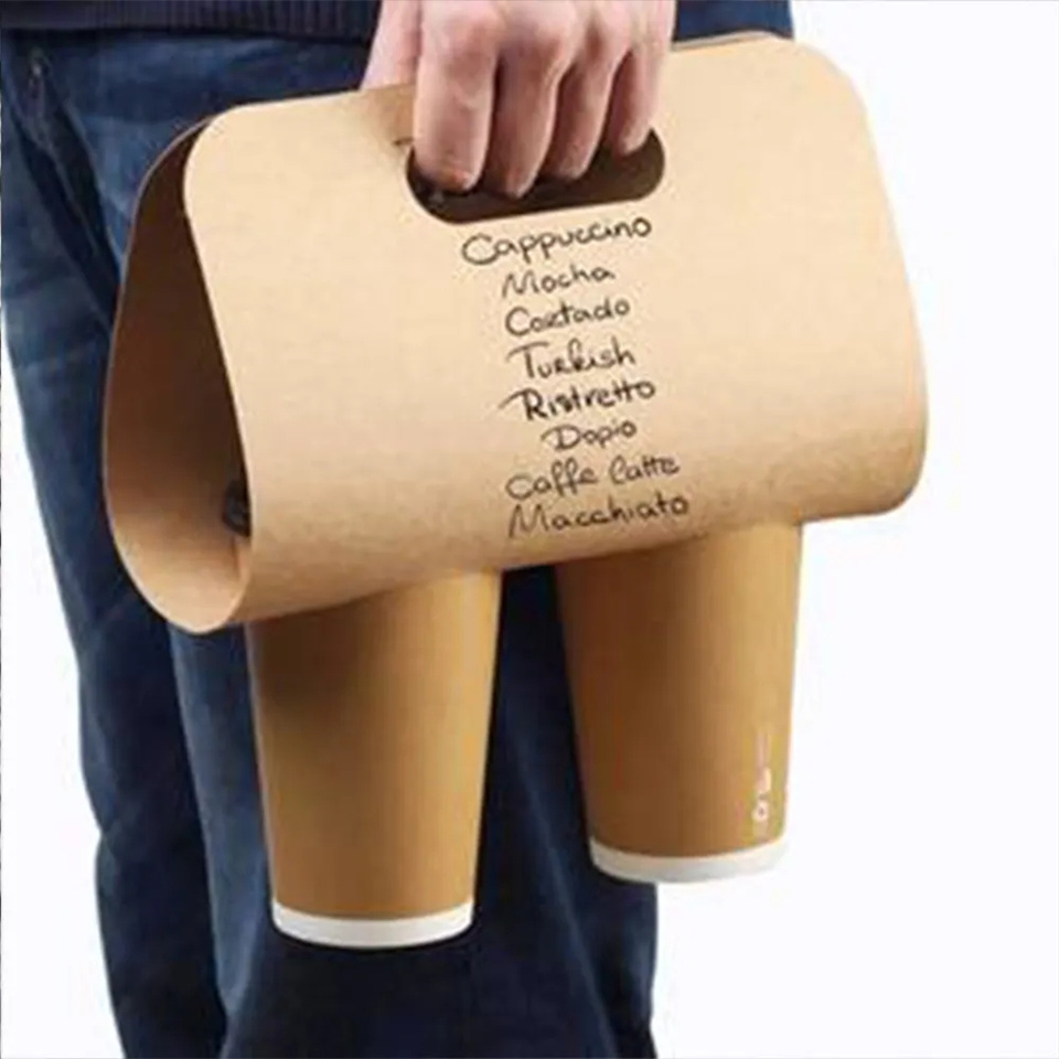 Paper cup handle