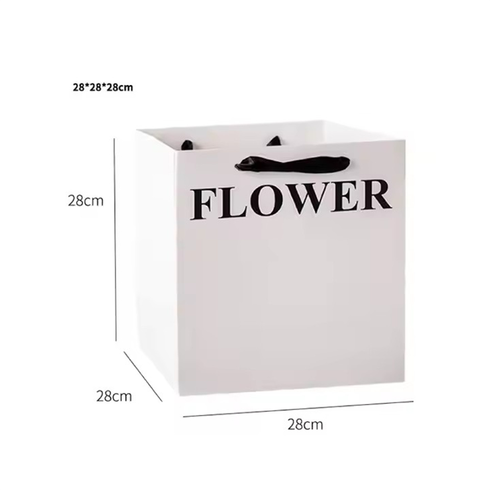 Flower paper bag