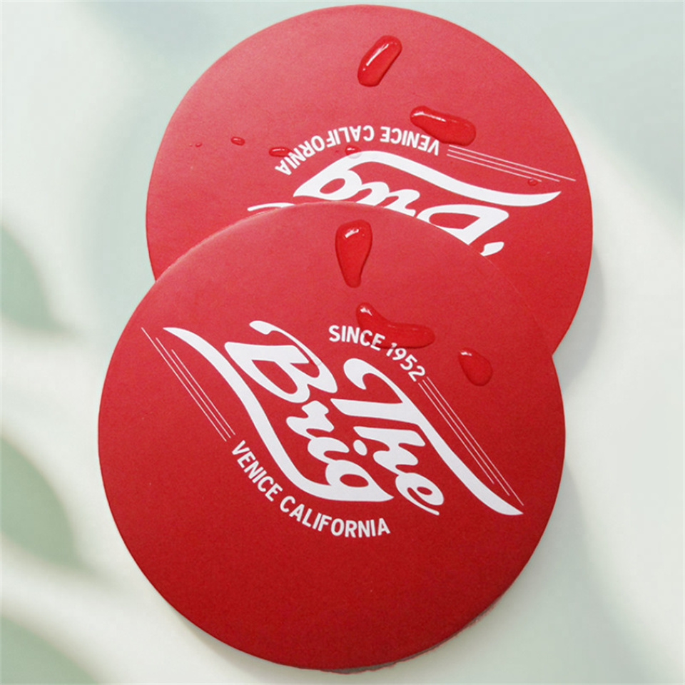 Custom paper coasters
