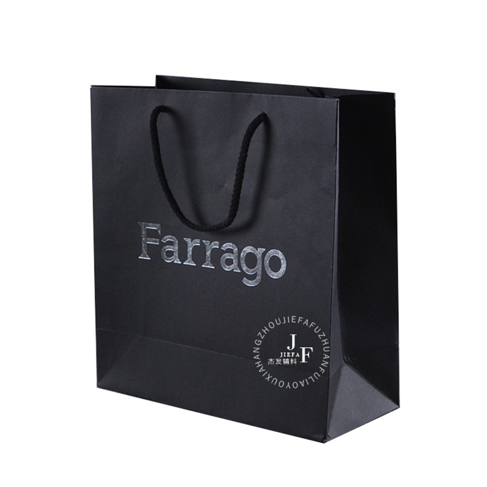 black paper bag