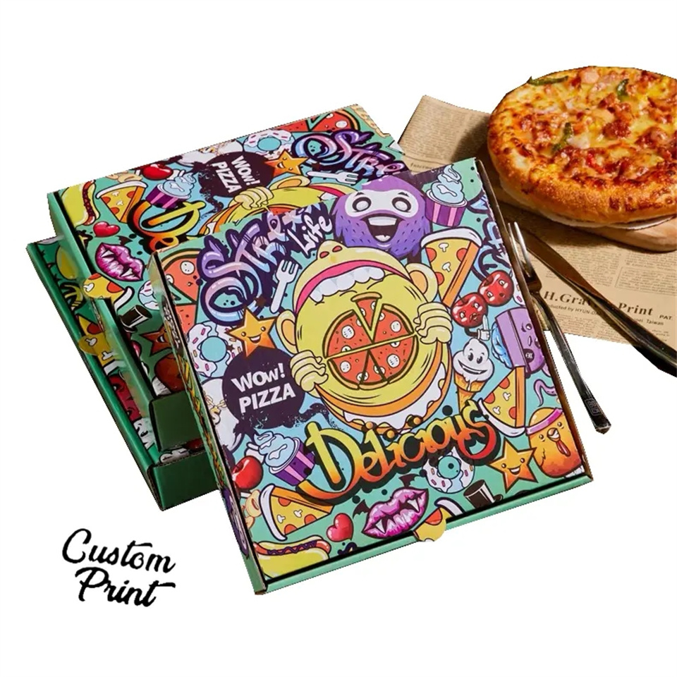 Printed pizza box