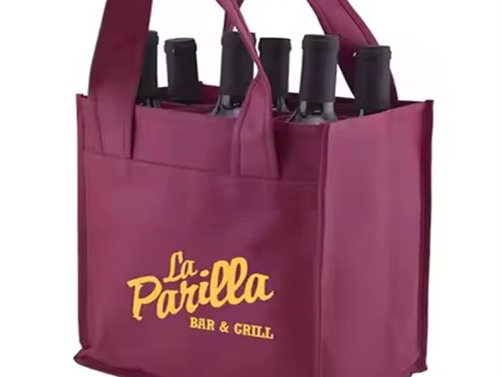 Let's chose reusable wine shopping non-woven bags for your branded wines to protect our earth.
