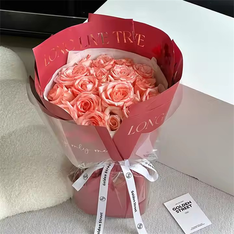 Flower wrapping paper