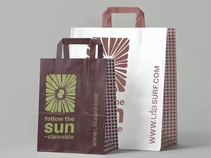 May we know kraft flat handle paper shopping bag is durable and sturdy for take outs carrying?