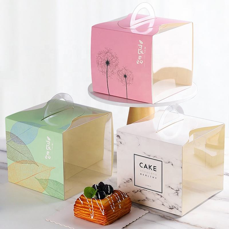 Cake packaging box