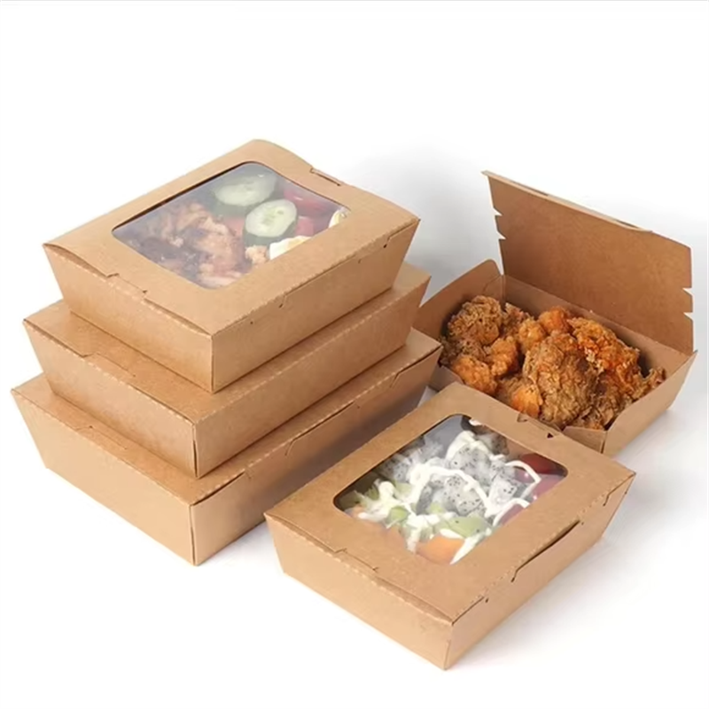Kraft paper food box