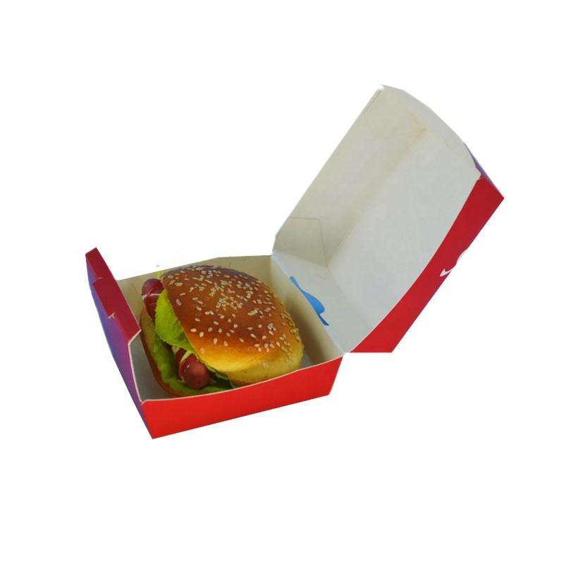 Burger packaging box