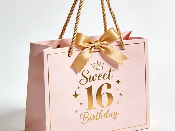 Custom Logo High-End White Paper Gift Bag Packaging For Clothing Stores