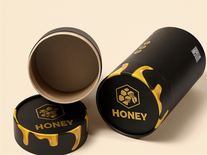 2026 custom printed paper tube gift box packaging for candle jars