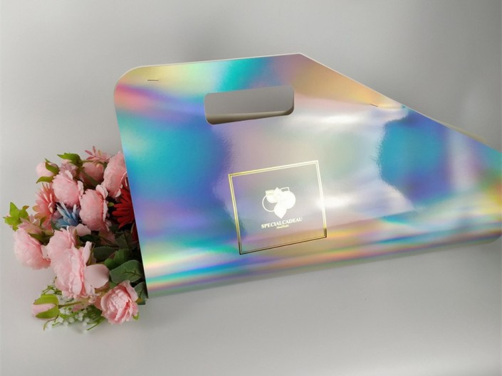 How can I customize the printed paper sleeve to fit my specific flower packaging needs?