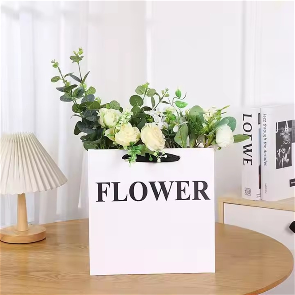 Flower paper bag