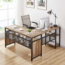 L Shaped Adjustable Computer Desk For Home Office