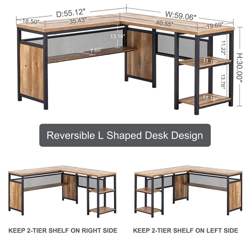 l shaped computer desk