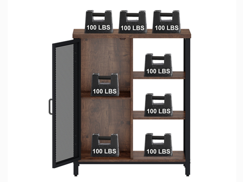 storage cabinets with doors and shelves