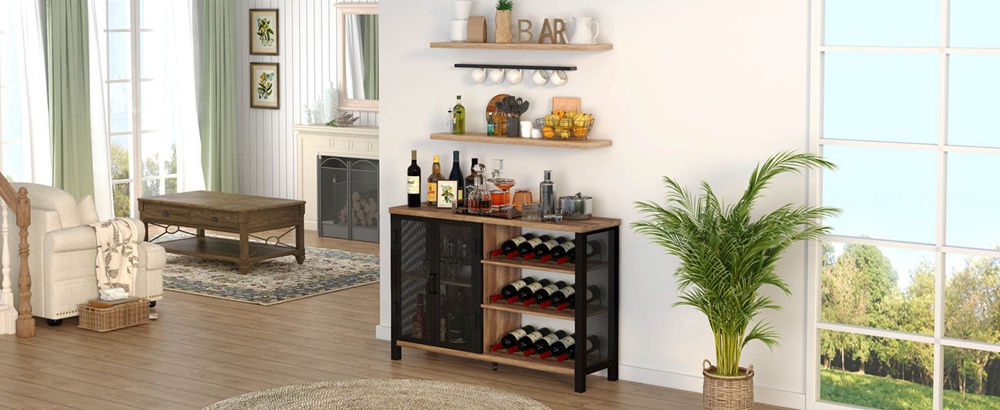 coffee bar cabinet