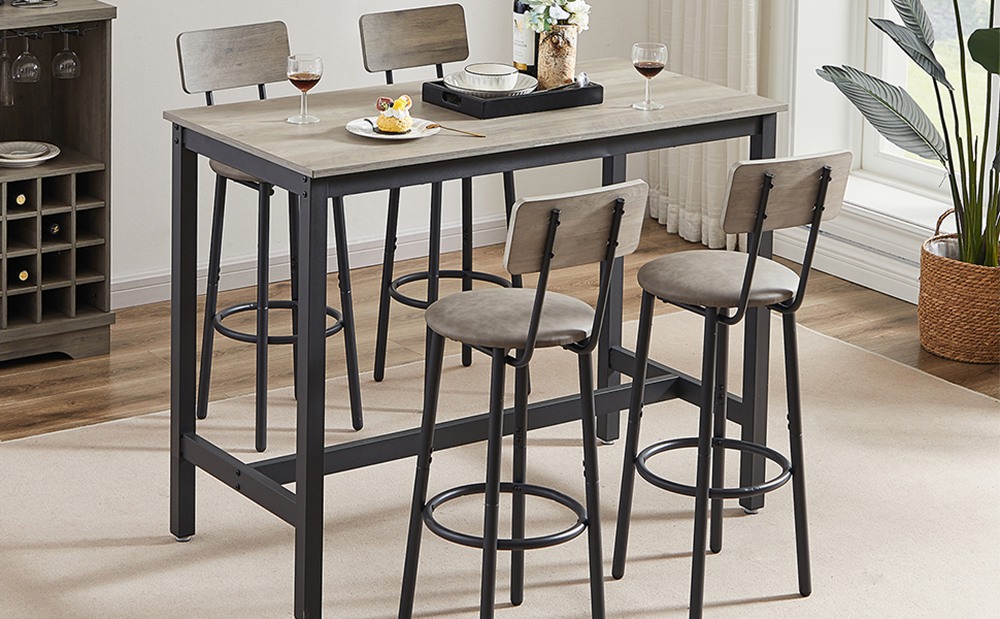 bar stool table set of 4