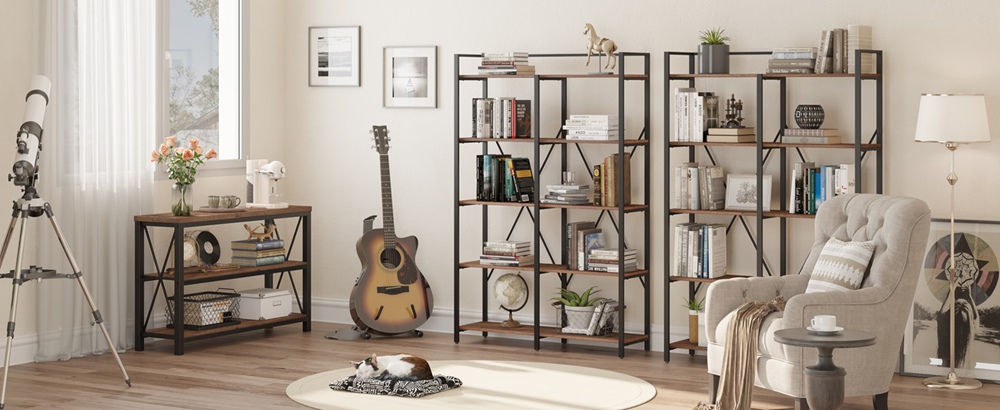 tall bookshelf