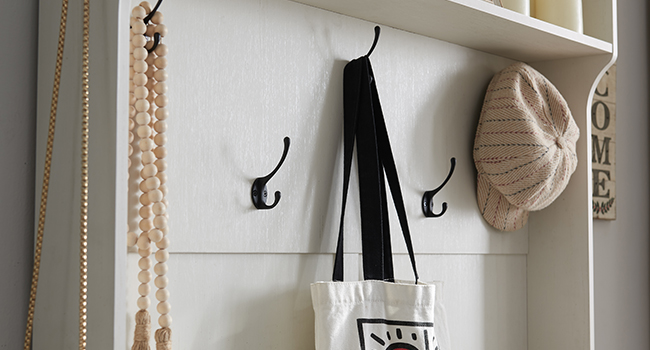 entryway coat rack bench