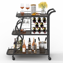 serving cart on wheels