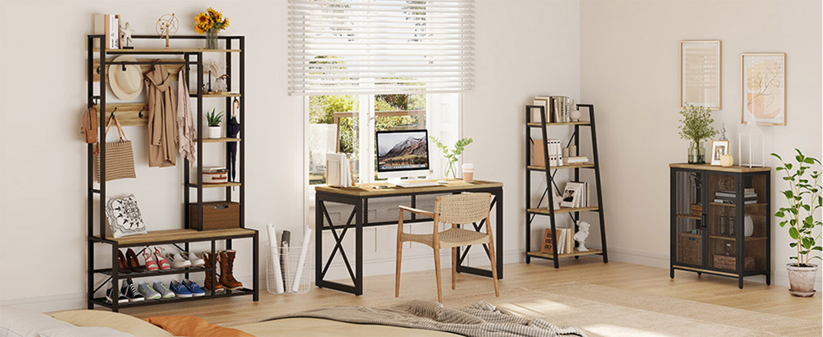 Rustic Wood Desk