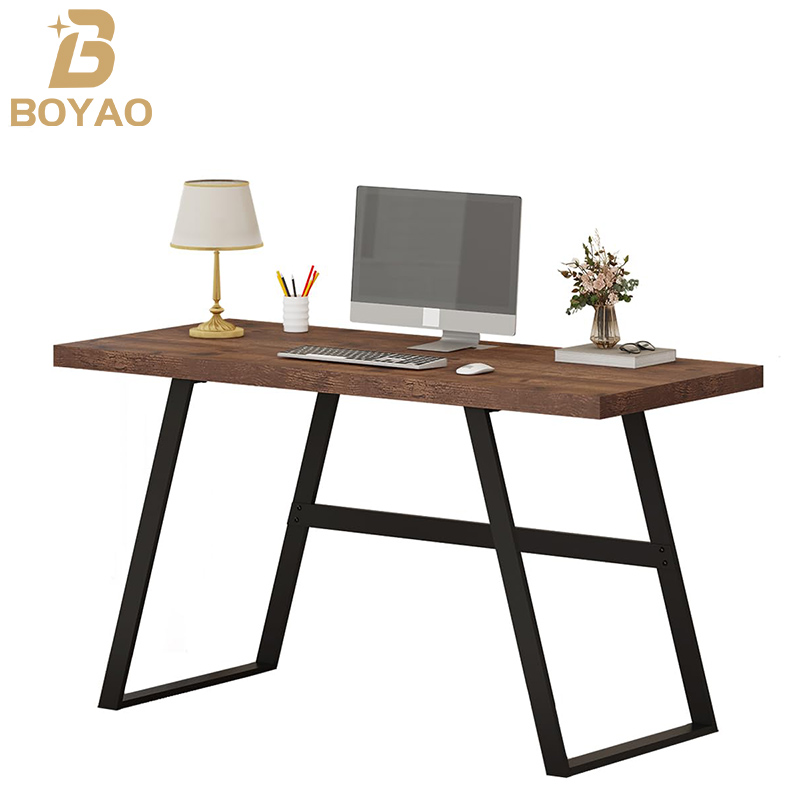 Metal Writing Workstation Computer Desk for Home Office