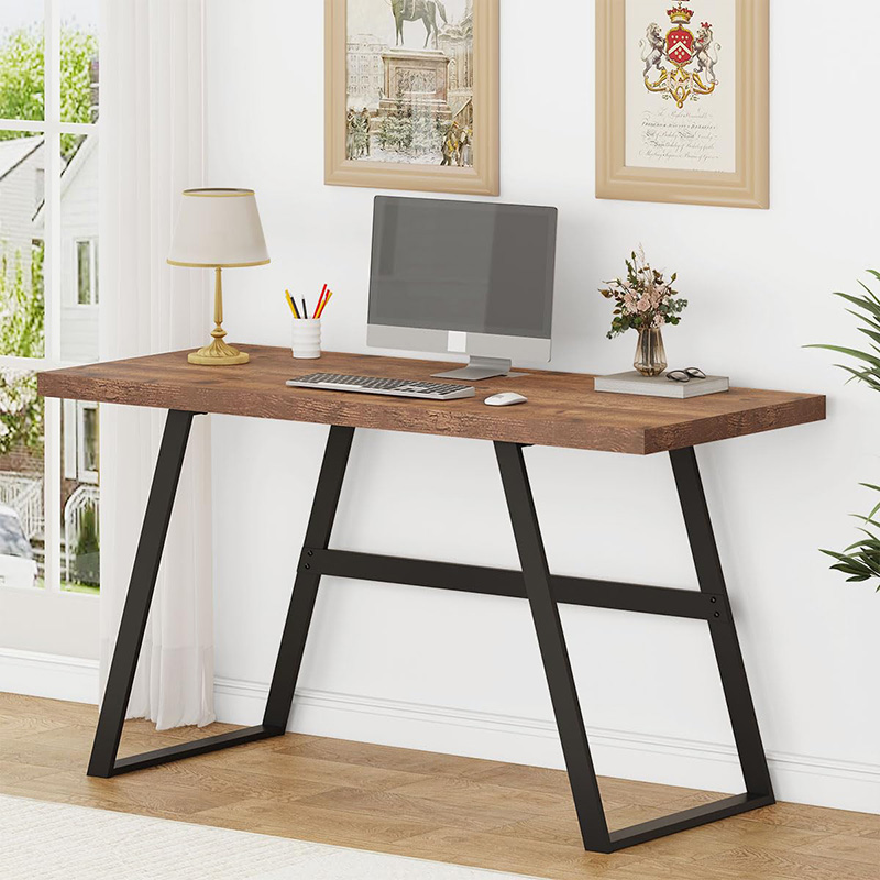 Metal Writing Workstation Computer Desk for Home Office