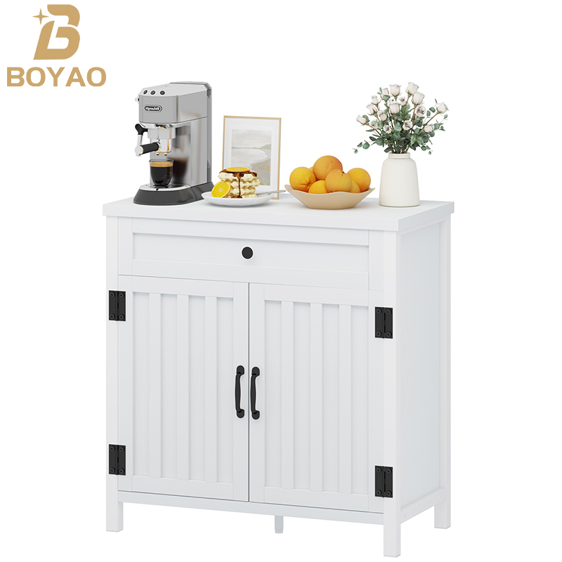 Credenza moderna da buffet stretta con cassetto per sala da pranzo