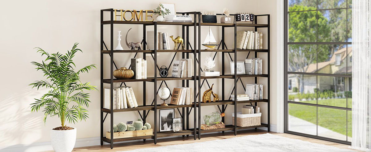 Walnut Brown Book shelf