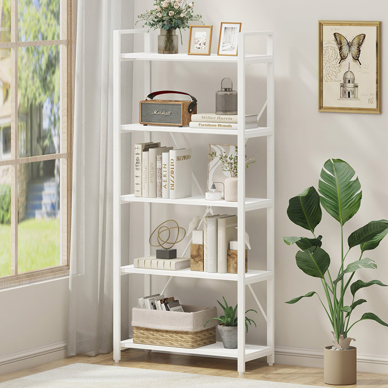 Modern Simple 5 Tiers Bookshelf for Bedroom