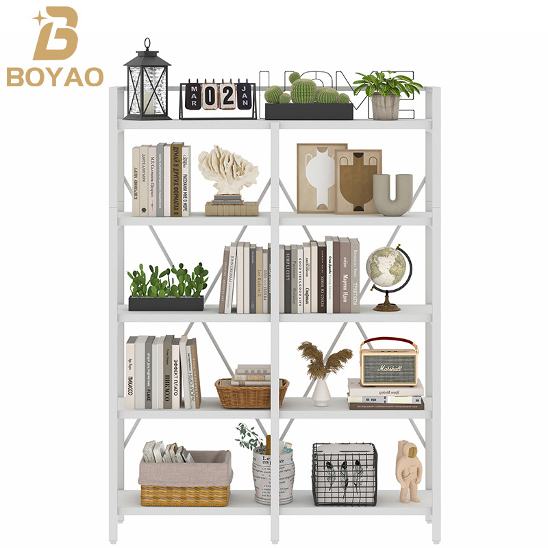 Modernong Malaking Display Bookshelf Bookcase