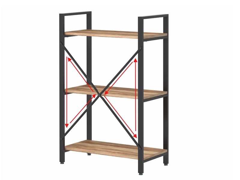 Metal Standing bookshelf