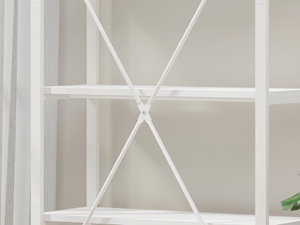 White 5 tiers bookshelf